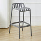 Plastic Armless Bar Stool Modern Style Low Back Bar Stools for Living Room