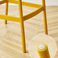 Plastic Armless Bar Stool Modern Style Low Back Bar Stools for Living Room