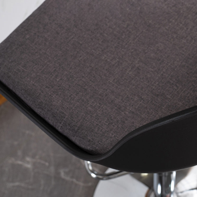 Sgabelli da bar in tessuto industriale sgabello da bar ad altezza regolabile girevole con poggiapiedi