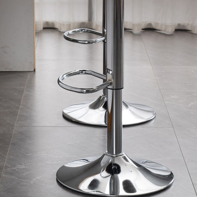 Sgabelli da bar in tessuto industriale sgabello da bar ad altezza regolabile girevole con poggiapiedi