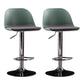 Sgabelli da bar in tessuto industriale sgabello da bar ad altezza regolabile girevole con poggiapiedi