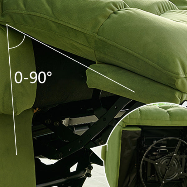 Contemporary Standard Recliner Solid Color Indoor Swivel Rocker Reclining Clearhalo 'Chairs & Seating' 'furn' 'furn_recliners' 'Furniture' 'Living Room Furniture' 'Recliners' 7422203