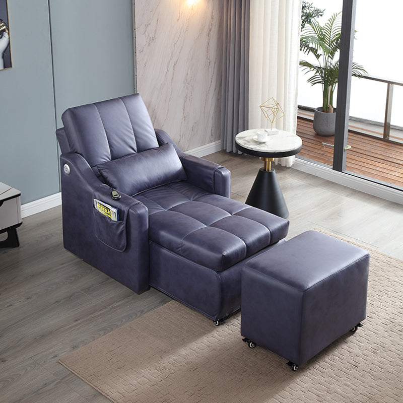 Bottome manuale di poltrona a polvere di poltrona a polvere di poltrone contemporanea metallo a colori solidi interni