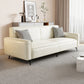 Contemporary Style 29.52" Wide Solid Color Sofa Square Arm Sofa Clearhalo 'furn' 'furn_sofas' 'Furniture' 'Living Room Furniture' 'Sofa' 'sofas' 7422256