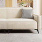 Contemporary Style 29.52" Wide Solid Color Sofa Square Arm Sofa Clearhalo 'furn' 'furn_sofas' 'Furniture' 'Living Room Furniture' 'Sofa' 'sofas' 7422260