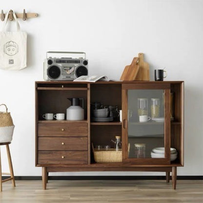 Porta di vetro in vetro contemporaneo per la sala da pranzo