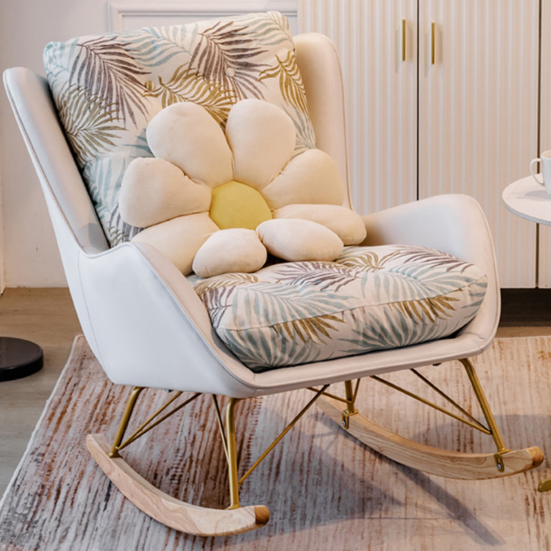 Moderner Stil leichter Luxus -Chaise Lazy Sofa Stuhl Freizeit Lounge Schaukelstuhl