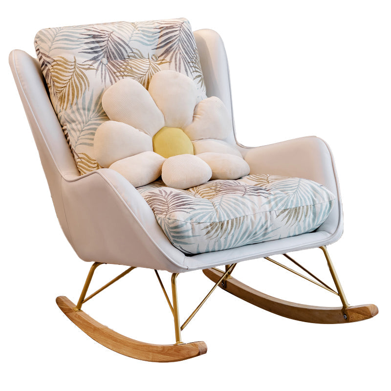 Moderner Stil leichter Luxus -Chaise Lazy Sofa Stuhl Freizeit Lounge Schaukelstuhl