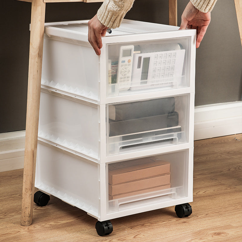 Moderna plástico de plástico móvil Archivador de archivos Cajones de almacenamiento de almacenamiento para oficina