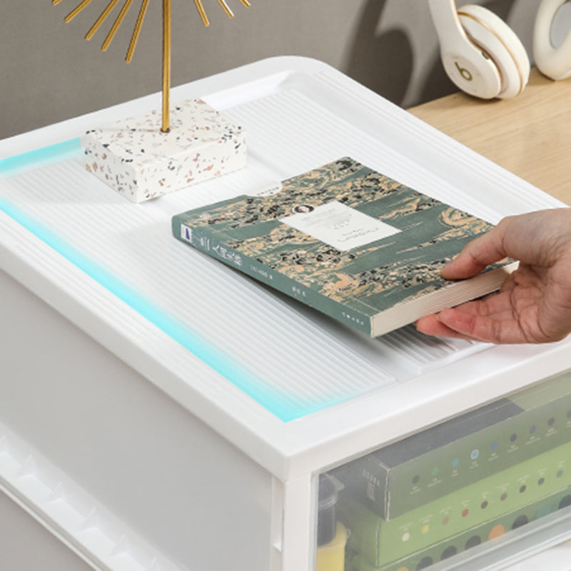 Moderna plástico de plástico móvil Archivador de archivos Cajones de almacenamiento de almacenamiento para oficina