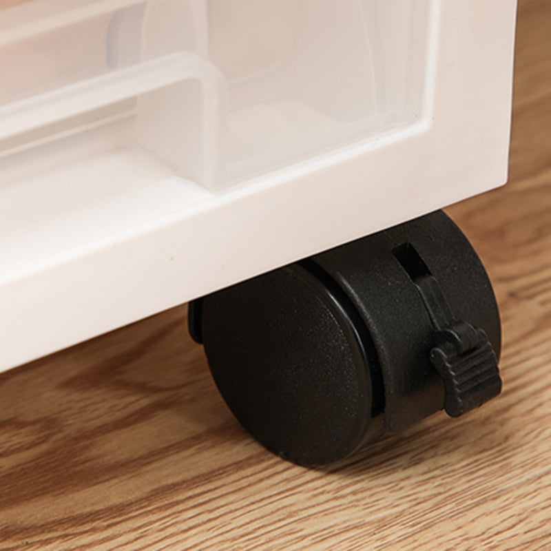 Moderna plástico de plástico móvil Archivador de archivos Cajones de almacenamiento de almacenamiento para oficina