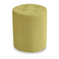 Stoffzylinderform Pouf Pure Color Tufted Contemporary Fade Resistant Pouf