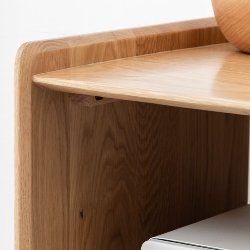 Modern Dining Table Solid Wood Dining Table for Dining Room with Storage Clearhalo 'Dining Tables & Seating' 'Dining Tables' 'dining_table' 'furn' 'furn_dining_table' 'Furniture' 'Kitchen & Dining Furniture' 7424833