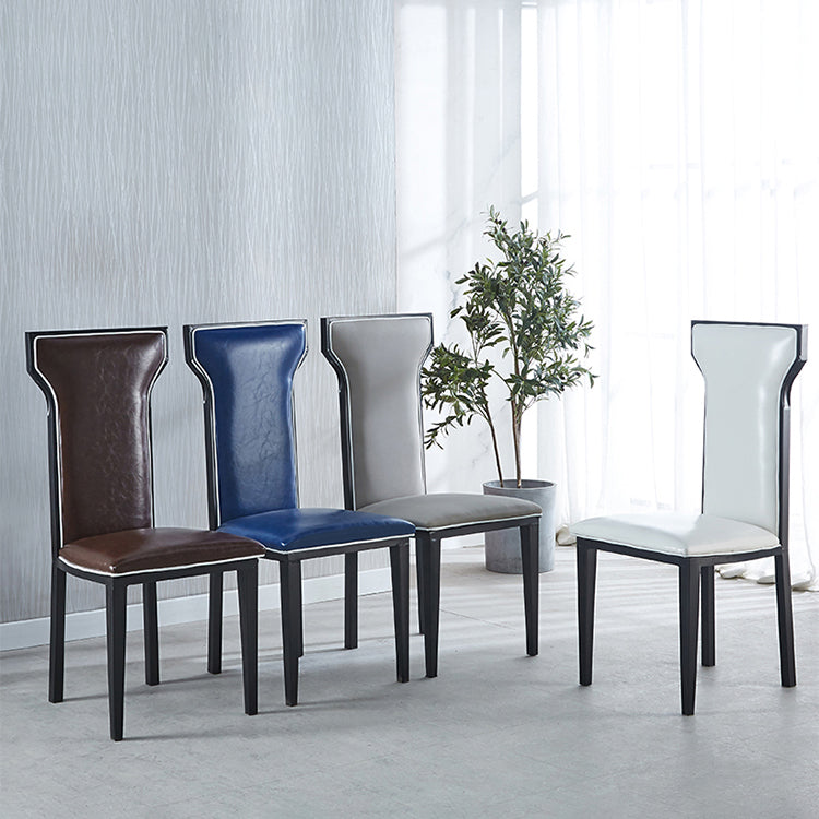 Zeitgenössischer Stil Seitstuhl Metall Esszimmerstuhl für Küche