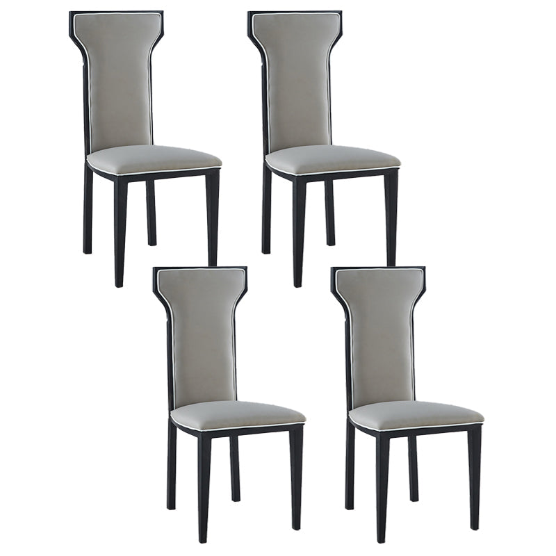 Zeitgenössischer Stil Seitstuhl Metall Esszimmerstuhl für Küche