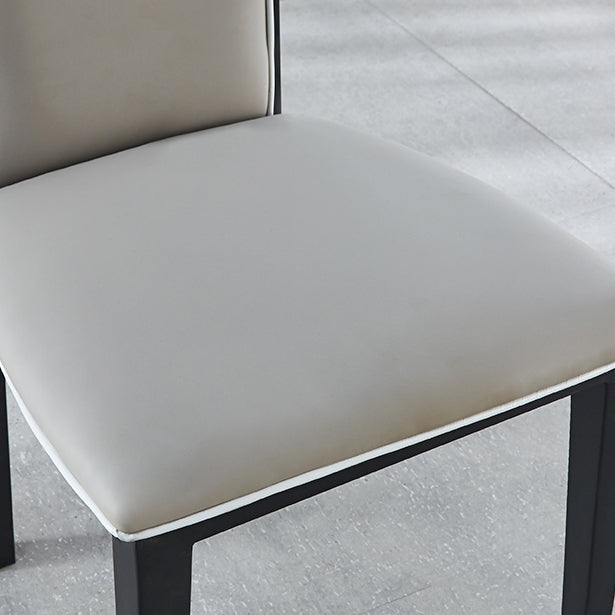 Zeitgenössischer Stil Seitstuhl Metall Esszimmerstuhl für Küche