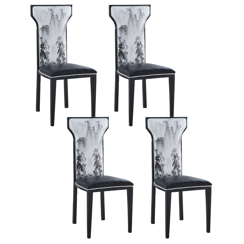 Zeitgenössischer Stil Seitstuhl Metall Esszimmerstuhl für Küche