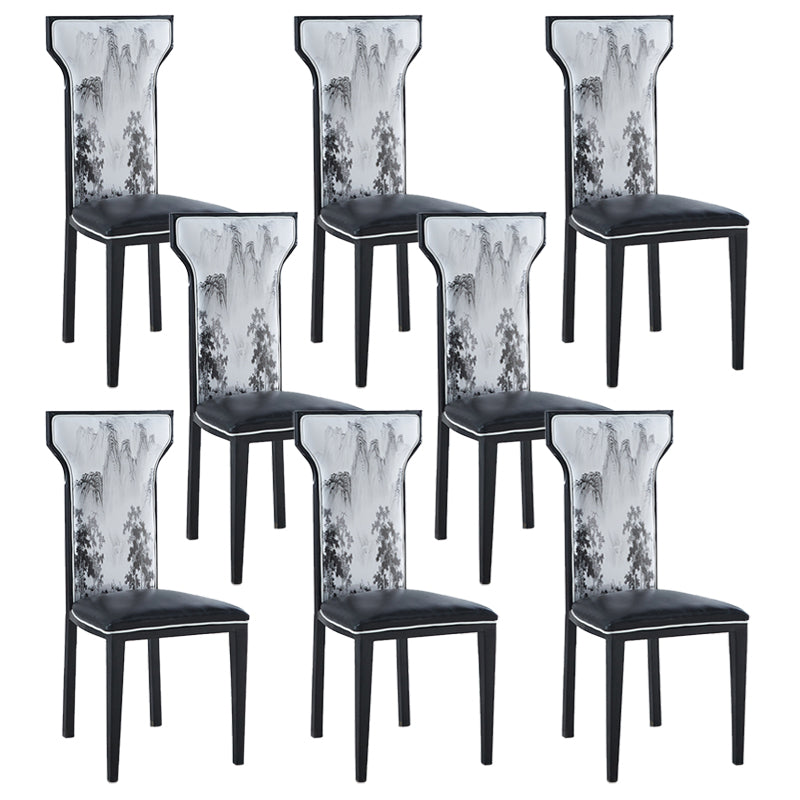 Zeitgenössischer Stil Seitstuhl Metall Esszimmerstuhl für Küche