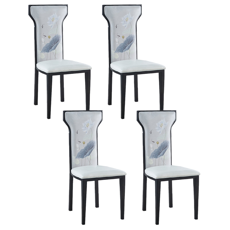 Zeitgenössischer Stil Seitstuhl Metall Esszimmerstuhl für Küche