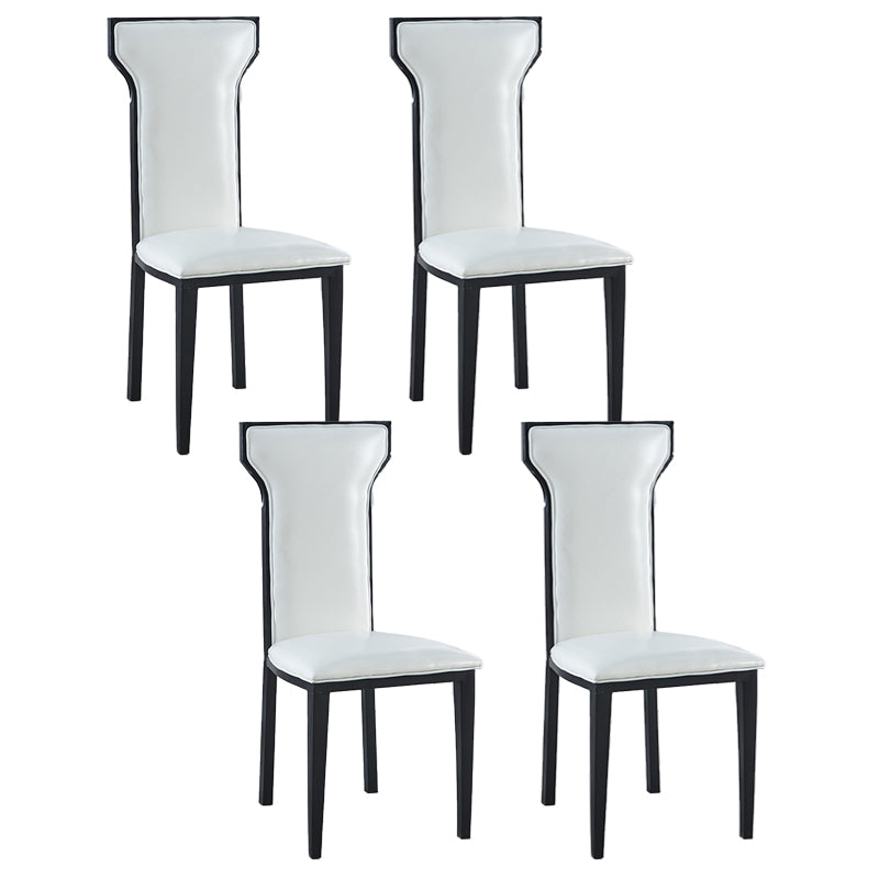 Zeitgenössischer Stil Seitstuhl Metall Esszimmerstuhl für Küche