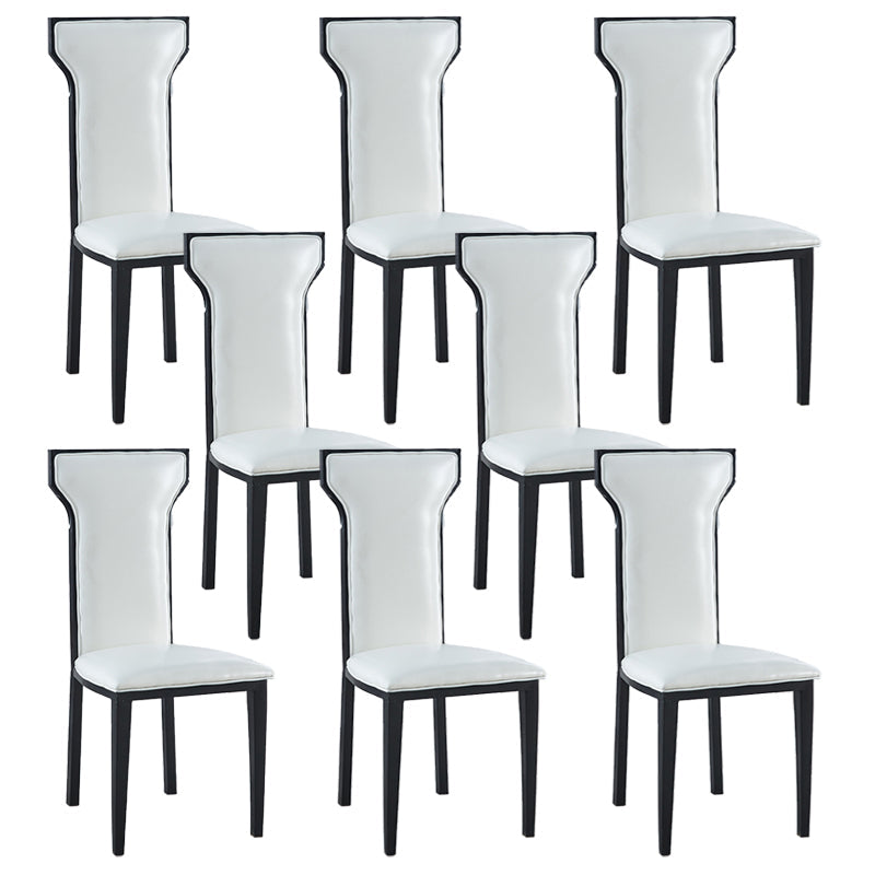 Zeitgenössischer Stil Seitstuhl Metall Esszimmerstuhl für Küche