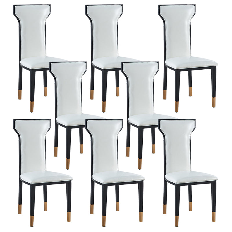 Zeitgenössischer Stil Seitstuhl Metall Esszimmerstuhl für Küche