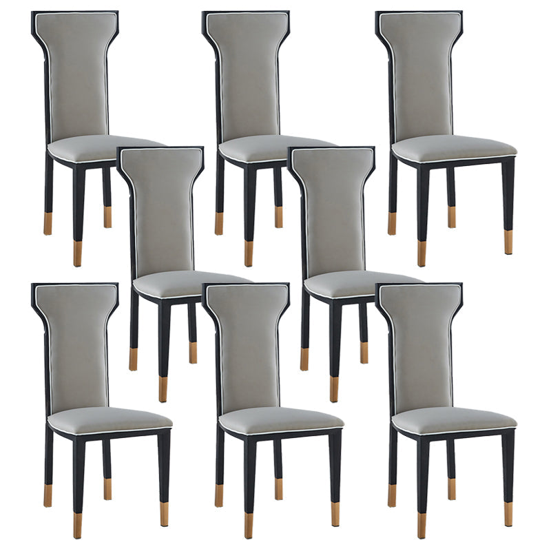 Zeitgenössischer Stil Seitstuhl Metall Esszimmerstuhl für Küche