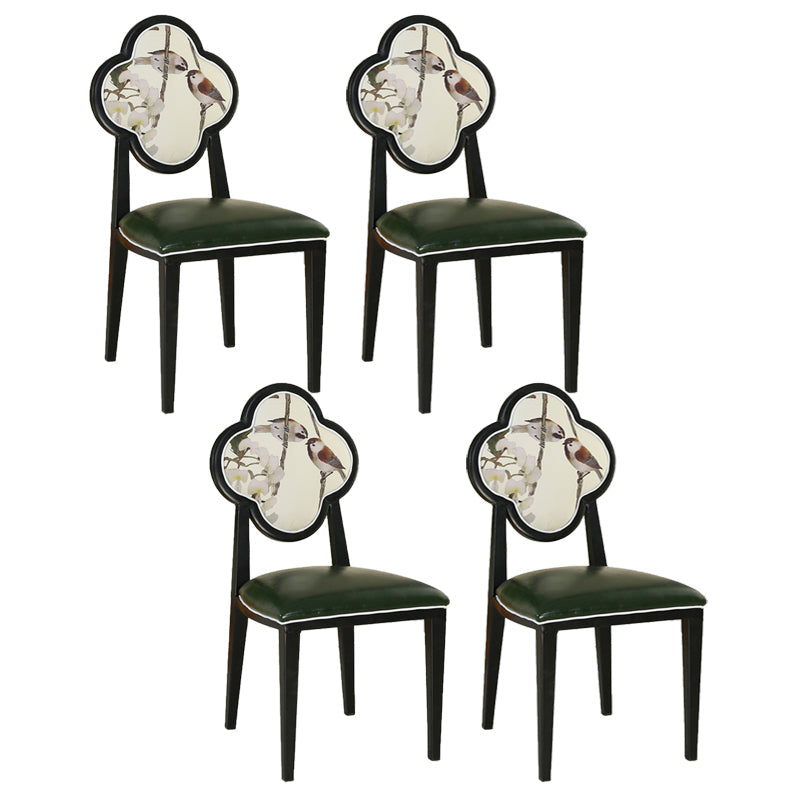 Zeitgenössischer Stil Seitstuhl Metall Esszimmerstuhl für Küche