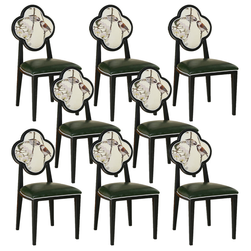 Zeitgenössischer Stil Seitstuhl Metall Esszimmerstuhl für Küche