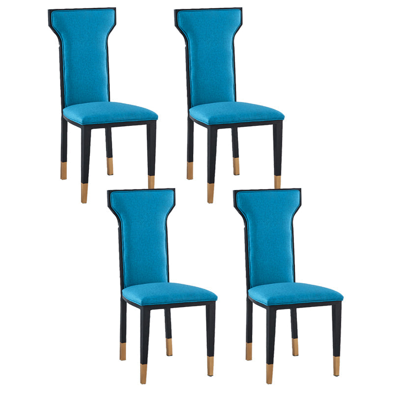 Zeitgenössischer Stil Seitstuhl Metall Esszimmerstuhl für Küche