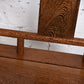 Traditional Style Dining Chair Solid Wood Slat Back Arm Chair for Home