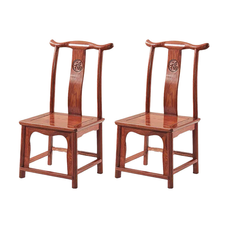 Moderne stijl eetkamerstoel houten lat achterzijde stoel voor woonkamer