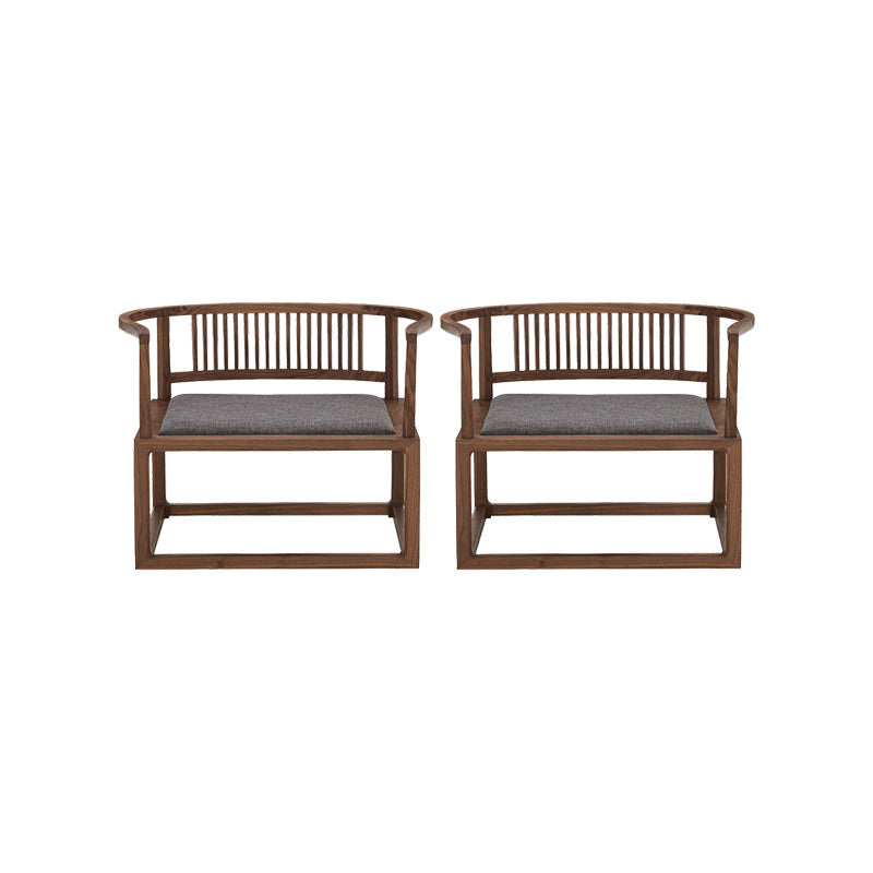 Traditional Style Dining Chair Solid Wood Arm Chair for Home 2 Piece Set Clearhalo 'Dining Chairs' 'Dining Tables & Seating' 'dining_chair' 'furn' 'furn_dining_chair' 'Furniture' 'Kitchen & Dining Furniture' 7425236