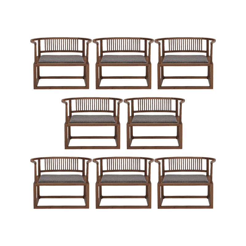 Traditional Style Dining Chair Solid Wood Arm Chair for Home 8 Piece Set Clearhalo 'Dining Chairs' 'Dining Tables & Seating' 'dining_chair' 'furn' 'furn_dining_chair' 'Furniture' 'Kitchen & Dining Furniture' 7425242