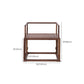 Traditional Style Dining Chair Wooden Open Back Arm Chair for Home