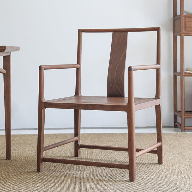 Traditionele eetkamerstoelen massief houten eetkamerstoel met kussen