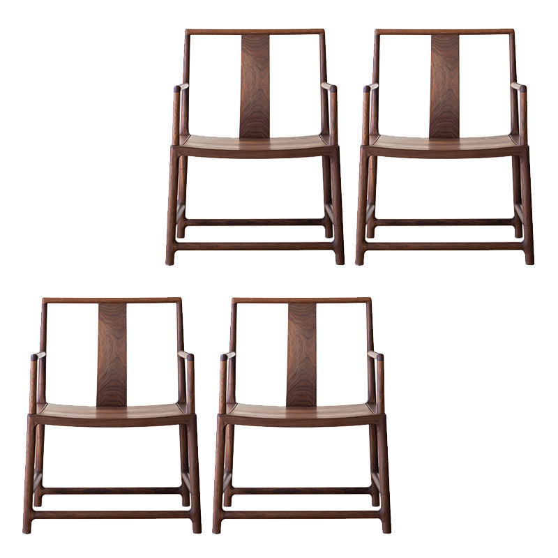 Traditionele eetkamerstoelen massief houten eetkamerstoel met kussen