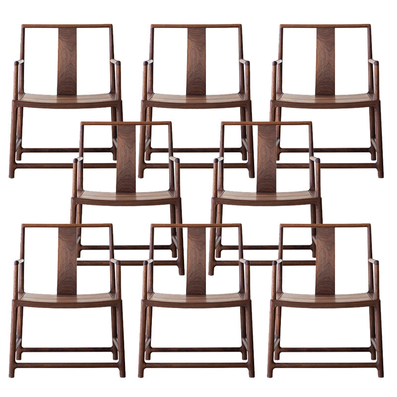 Traditionele eetkamerstoelen massief houten eetkamerstoel met kussen