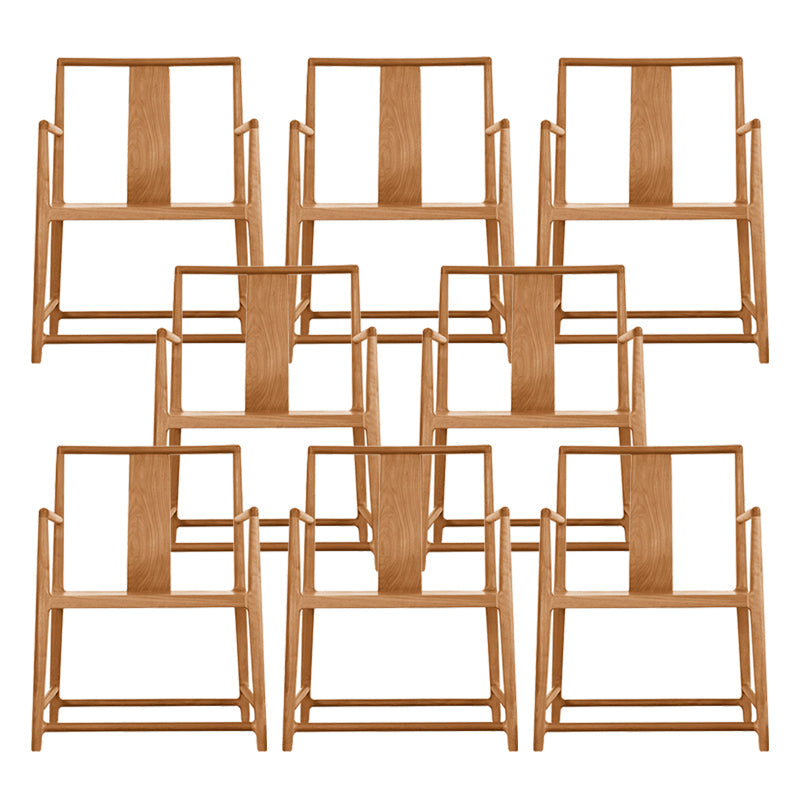 Traditionele eetkamerstoelen massief houten eetkamerstoel met kussen