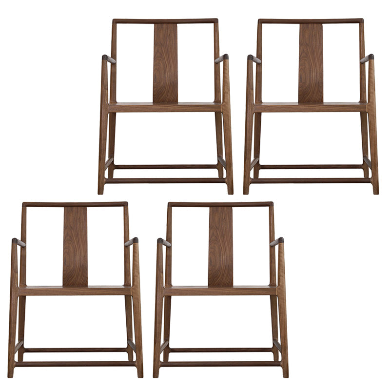 Traditionele eetkamerstoelen massief houten eetkamerstoel met kussen