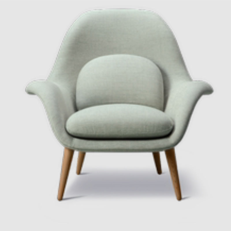 Moderner Essstuhl Leinen Parsons Armstuhl für Wohnzimmer