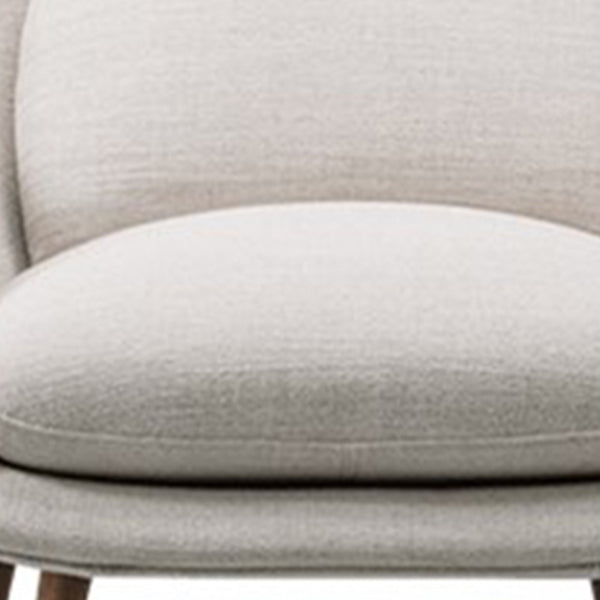 Moderner Essstuhl Leinen Parsons Armstuhl für Wohnzimmer