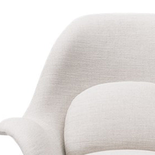 Moderne stijl eetkamerstoel linnen Parsons armstoel voor woonkamer