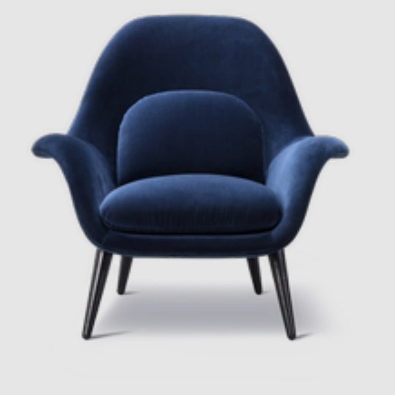 Moderner Essstuhl Leinen Parsons Armstuhl für Wohnzimmer