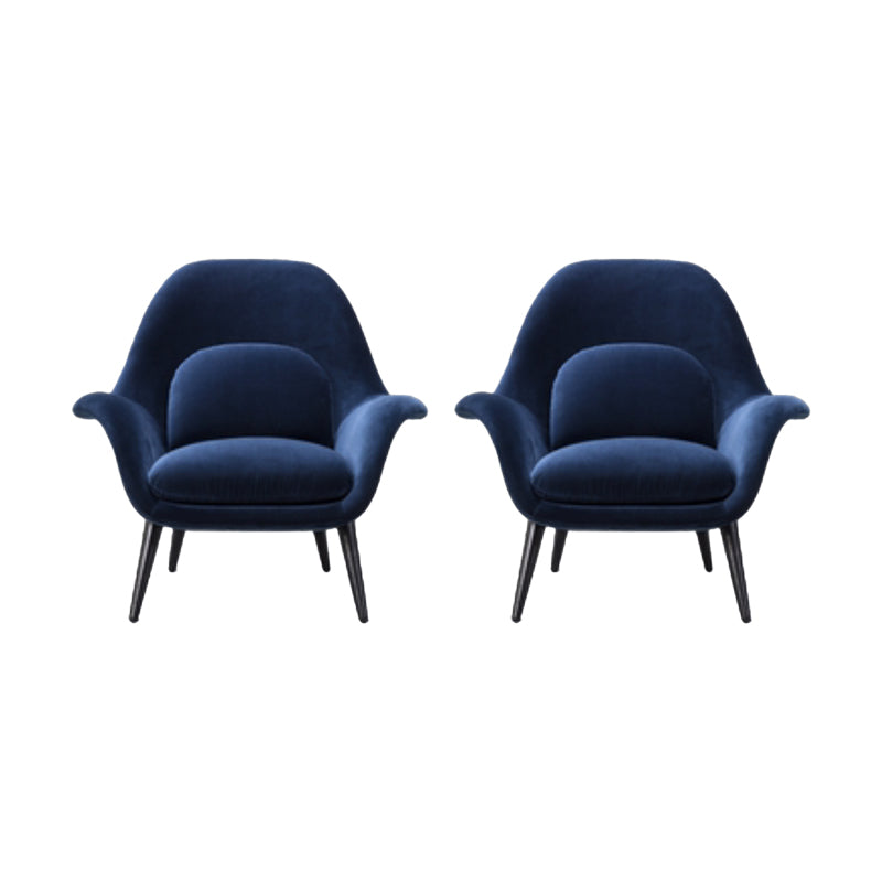 Moderner Essstuhl Leinen Parsons Armstuhl für Wohnzimmer