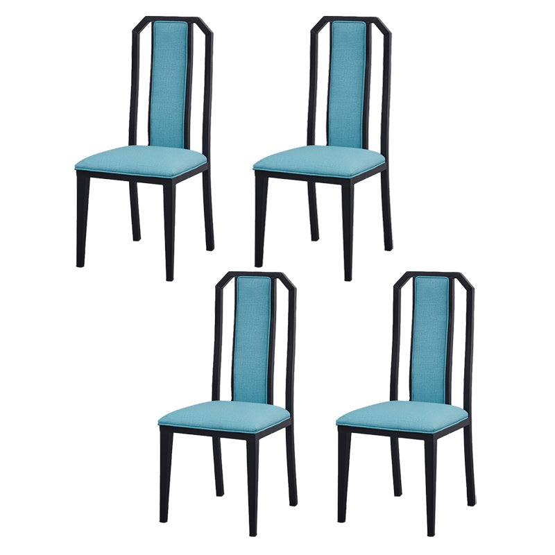 Faux Leder Esszimmerstühle Glamstil hoher Rückenstühle