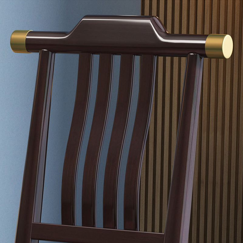 Solide houten eetstoelen moderne stijl armloze eetkamerstoelen voor eetkamer