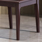 Solide houten eetstoelen moderne stijl armloze eetkamerstoelen voor eetkamer