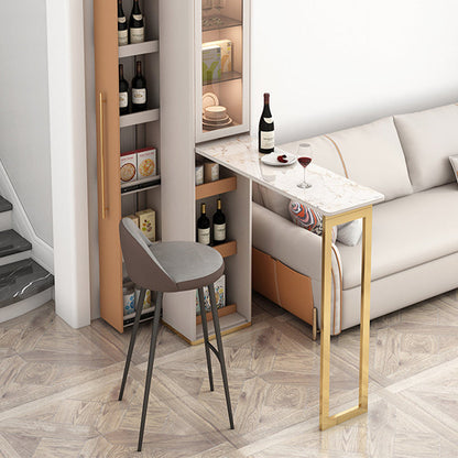 Set tavolo da bar pieghevole da pub, tavolo da bar con base portaoggetti da 2/3 pezzi e sgabelli imbottiti