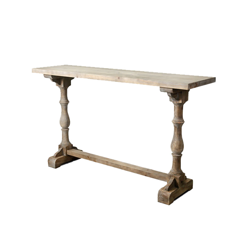 Juego de mesa rectangular para Bar y Pub, mesa y taburetes antiguos de madera maciza, 1/3/4 Uds.